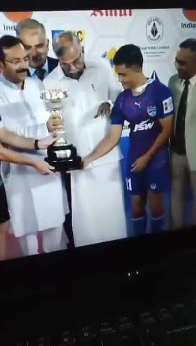 Congratulations to La Ganesan, Governor of West Bengal, for winning the Durand Cup 2022.