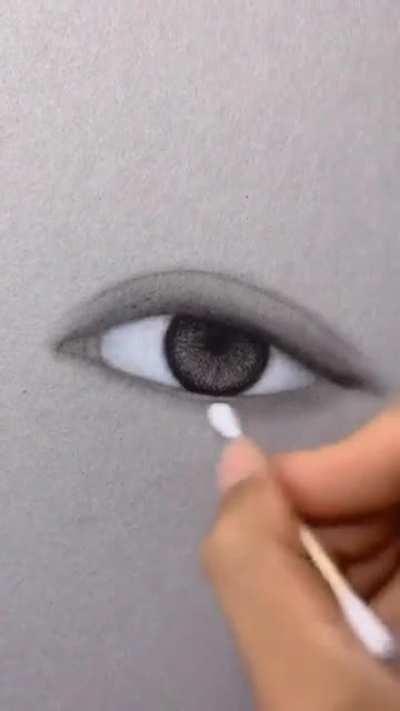 human eye, amazing art