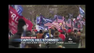 i put gays 4 donald over footage of pro-trumpers raiding the US capitol