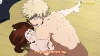 boku no hero bakugou and uraraka