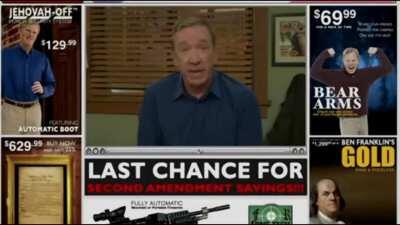 Tim Allen on gun rights (2014) I dare to dream that I too, may meme this hard about guns one day