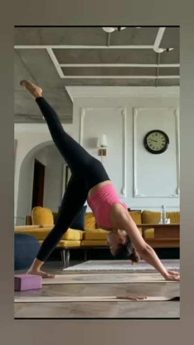 Alia Bhatt on Yoga Day.
