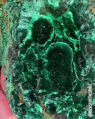 🔥 Raw Velvety Malachite 🔥