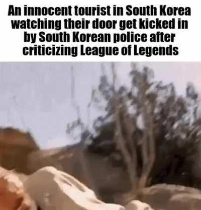 “BURN SOUTH KOREA! BURN SOUTH KOREA!”