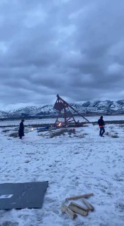 Backyard trebuchet project