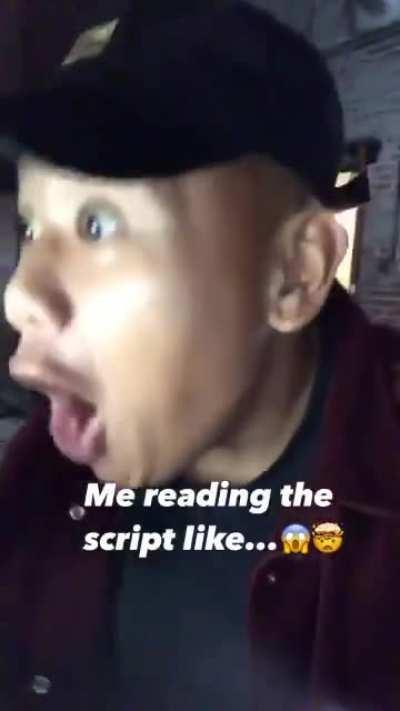 Jacob Batalon (Ned actor) reacts to the Spider-Man 3 script