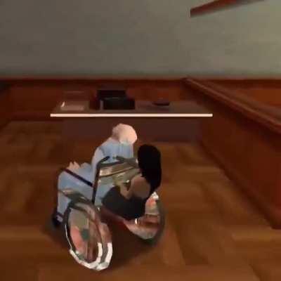 Como que los modders hicieron una misión en GTA SA en la que tenes que llevar al tío Paulo a pedir un préstamo al banco