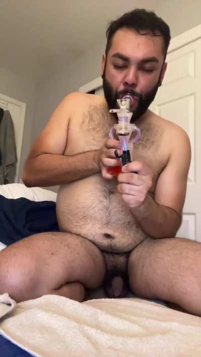 Stroking and smoking. Tdick here ;) Hnh for c2c