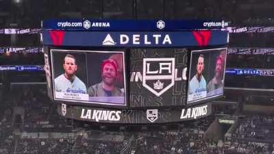 The LA Kings showed an MLB Postseason “Look-A-Like” video last night