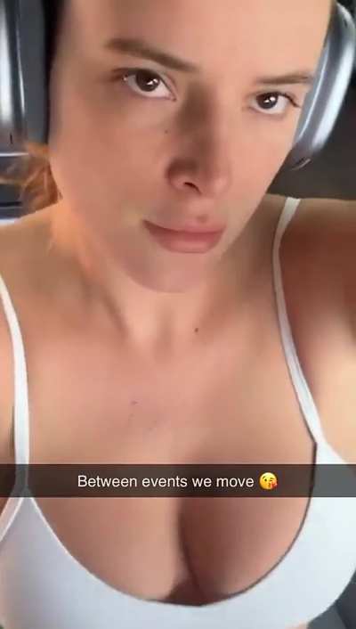 Perfect view on the treadmill | Snapchat, 10/23/24