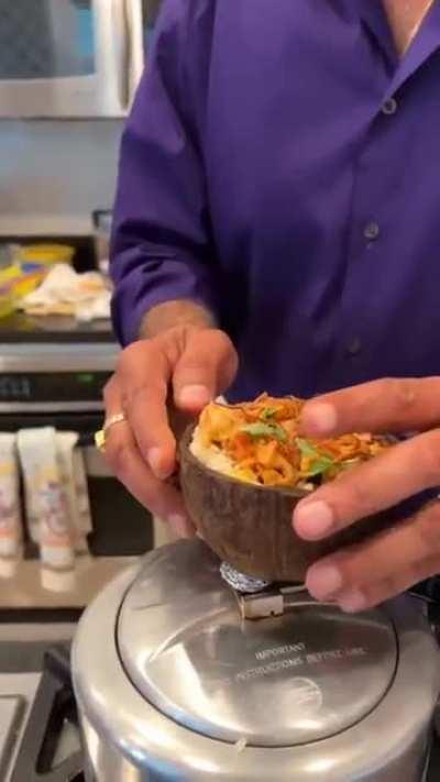 A Chef turns a dude's Popeyes order into THREE Indian dishes