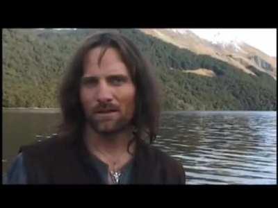 Viggo Mortensen went fishing in between shots while filming the LOTR movies