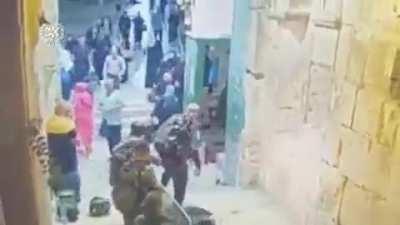 I’m not sure if this post is allowed, but it’s a video of the attempted terrorist attack near the Lions Gate in the old city of Jerusalem, Israel