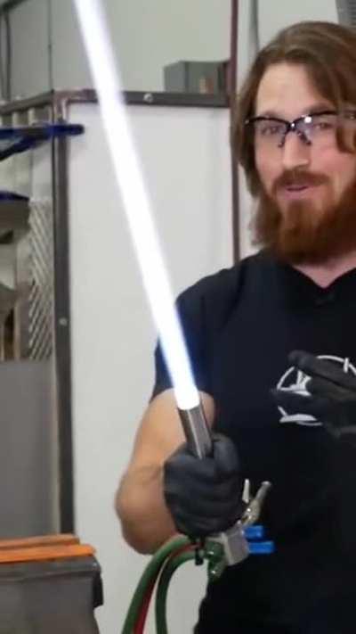 A prototype of the lightsaber has been created! It’s temperature reaches 2,000 degrees.