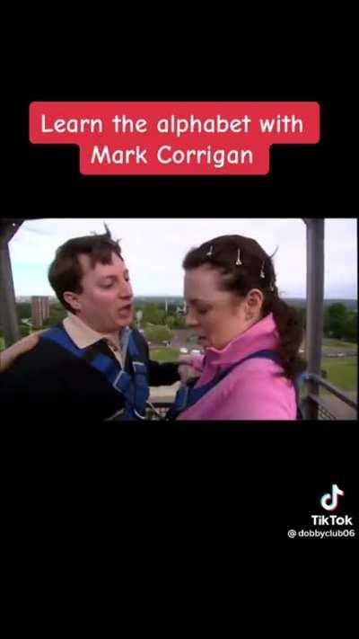 Learn the alphabet with Mark Corrigan