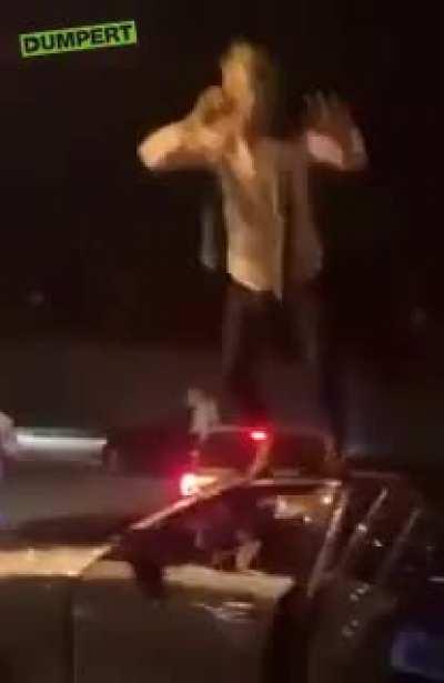 WCGW jumping off this car