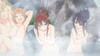 Girls at the hotspring [Senran Kagura]