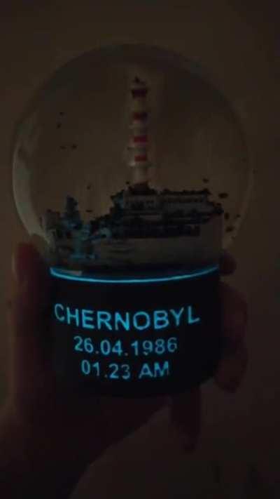 Chernobyl snow globe