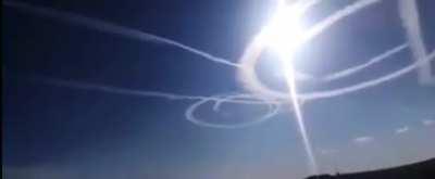 Russian pilots are drawing dicks in the sky above Ukraine with fighter jets