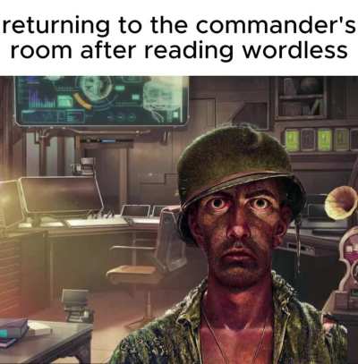 the disconnect between the commander's room music and the sidestory