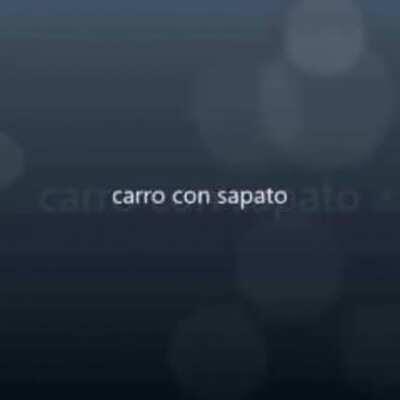 Carro con sapato