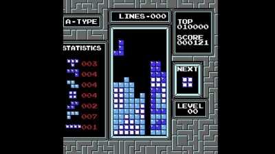 I play Tetris like this when my kids are watching because I love to see how visibly and audibly frustrated I can make them. (I play banjo to anger them too.. win win!)