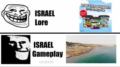 israel lore vs israel gameplay