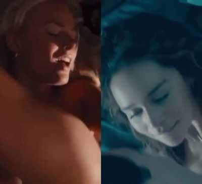 Who are you blowing your load inside of Margot Robbie or Emilia Clarke ?