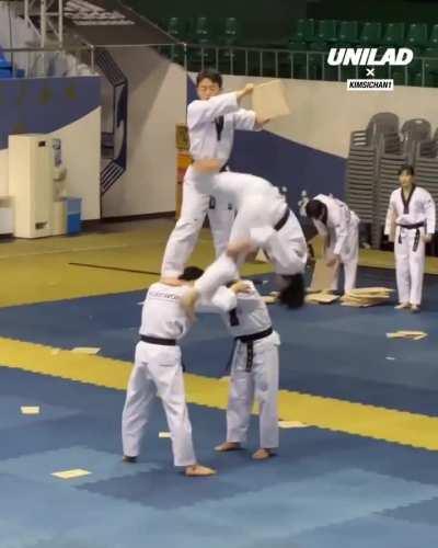 Taekwondo Board Smashing. OMG