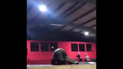 Guy who went viral failing to attempt a backflip finally lands it