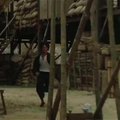 Jackie Chan doing parkour before parkour existed