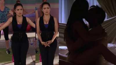 A compilation of Salma Hayek's front and backplot - From Grown Ups and a lot more