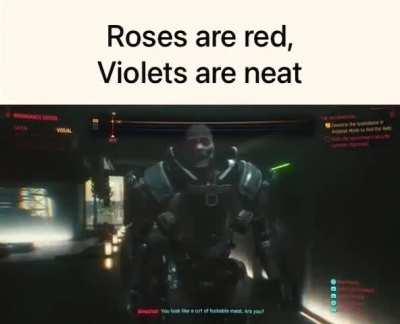 It's like poetry it rhymes