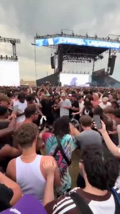 To do a backflip at a concert.