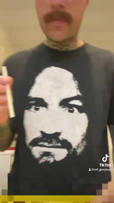 Guy has an interesting way of showing support for Bam Margera