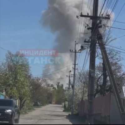 Ukrainian Air Force attack against a Machine-Building Plant in Luhansk using 