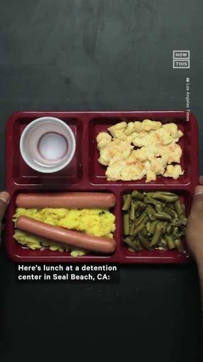 A few examples of prison food in America