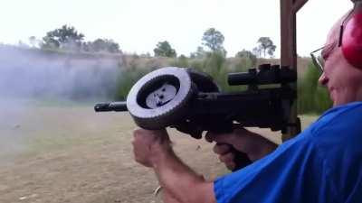 TWIN American 180 i find better anti-drone than belt-fed shotgun