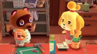 Happy 21st of September from Tom Nook and Isabelle!!! 🥂✨🍂