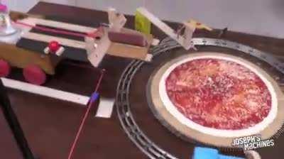 Rube Goldberg Pizza Machine