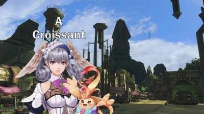 Melia buys a croissant