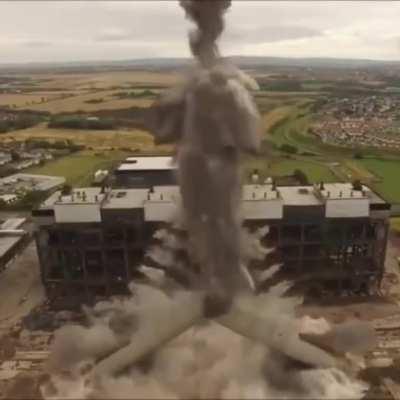 A well coordinated demolition