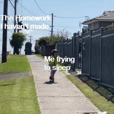 I just wanna sleep