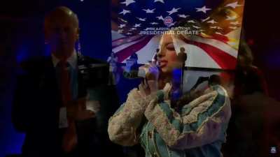 &quot;We're Live&quot; - Singer botches National Anthem at Free &amp;amp; Equal 2024 Presidential Debate