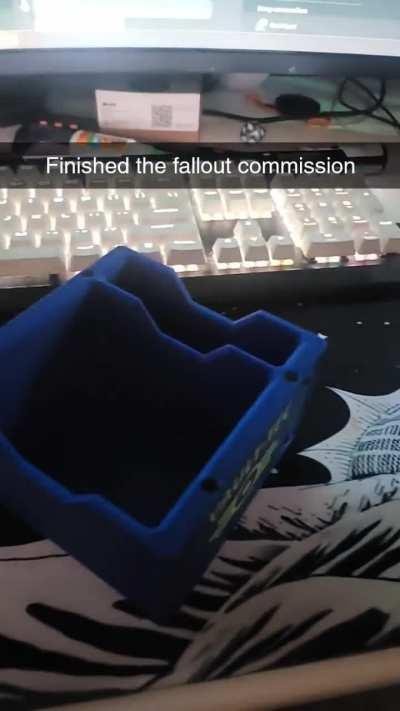 I designed this fallout deck box