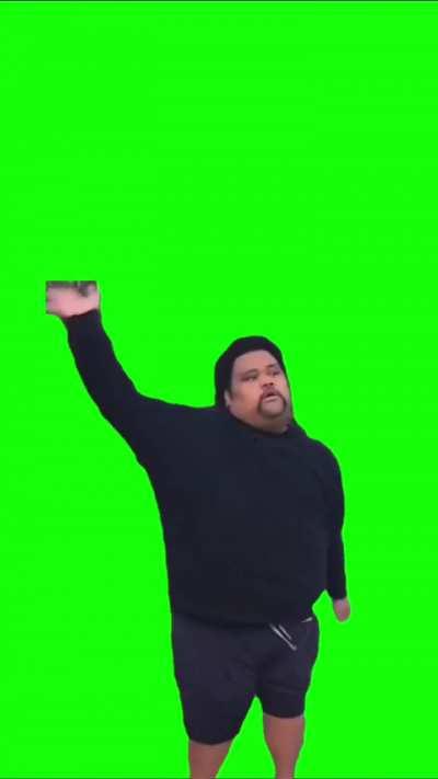 fattiemcbaddie dancing still dre - green screen 