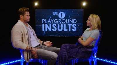 Chris Hemsworth and Scarlett Johansson roast each other