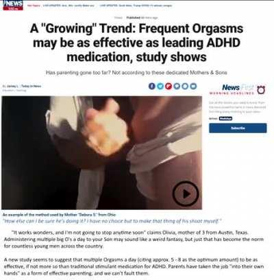 [M/S] Orgasms are the new Trend for ADHD 📝