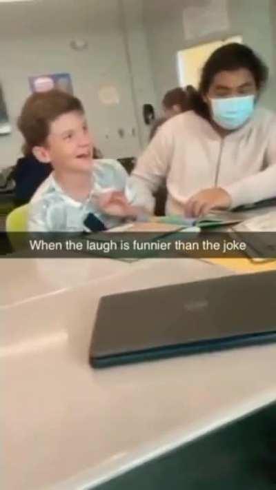 Telling your friend a math joke