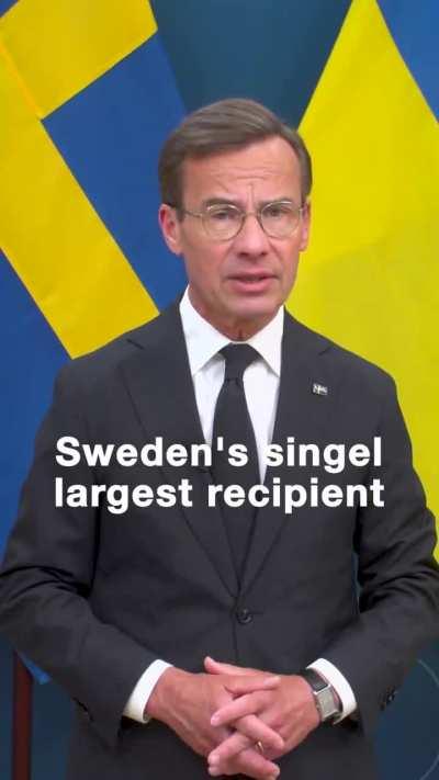 PM of Sweden Ulf Kristersson to Ukrainians